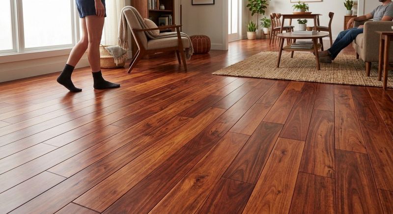 Cherry Floor Installation in Higley, AZ