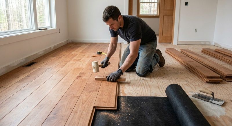 Cherry Floor Installation in Queen Creek, AZ