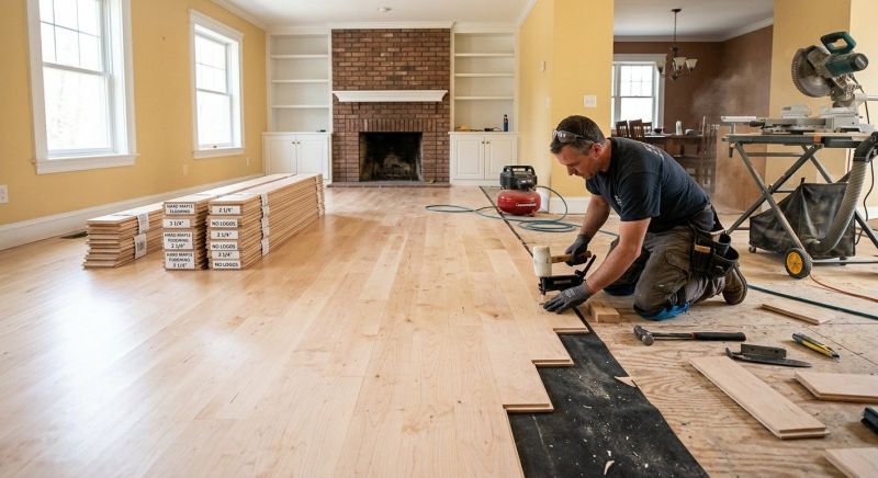 Maple Flooring Installation in Laveen, AZ