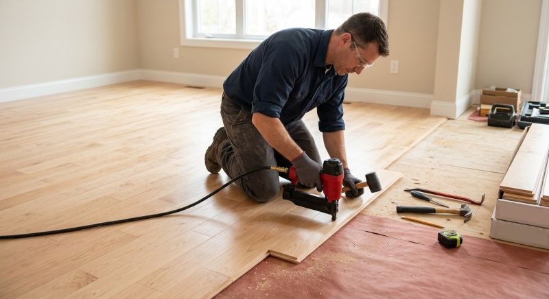 Maple Flooring Installation in Mesa, AZ