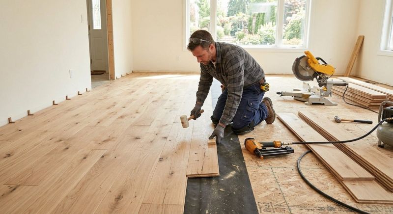 Oak Floor Installation in Fountain Hills, AZ
