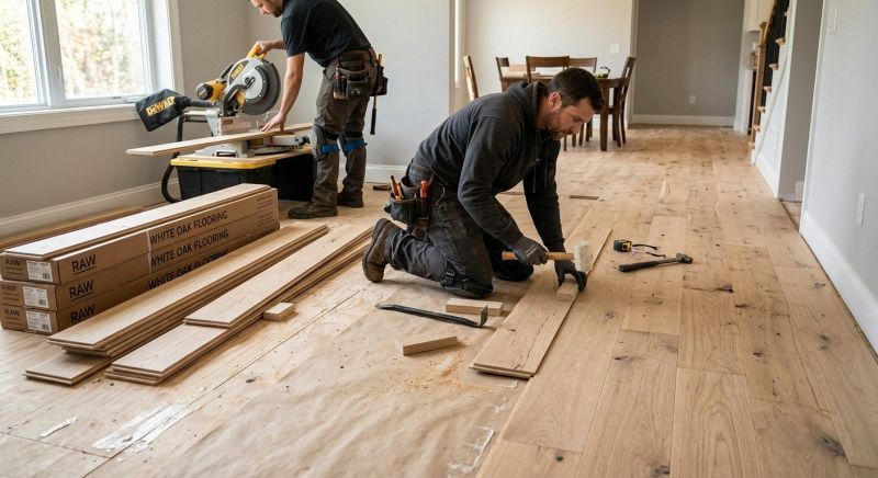 Oak Floor Installation in Fountain Hills, AZ