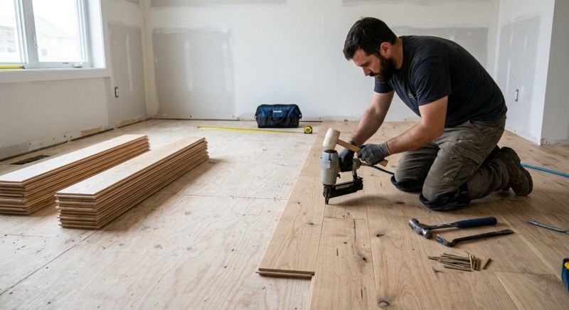 Oak Floor Installation in Higley, AZ