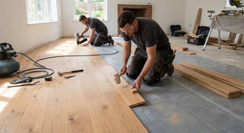 Oak Floor Installation in Higley, AZ