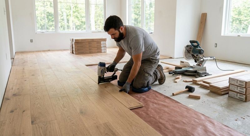 Oak Floor Installation in Queen Creek, AZ