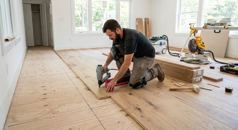 Oak Floor Installation in Scottsdale, AZ