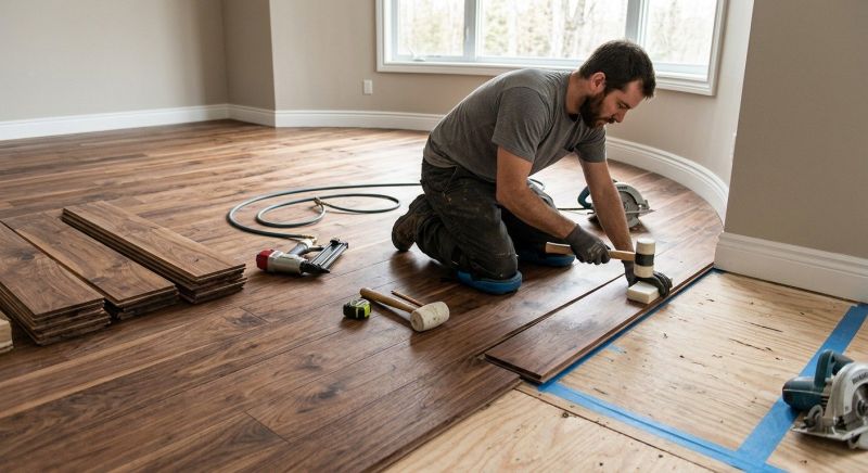 Walnut Flooring Installation in Gilbert, AZ