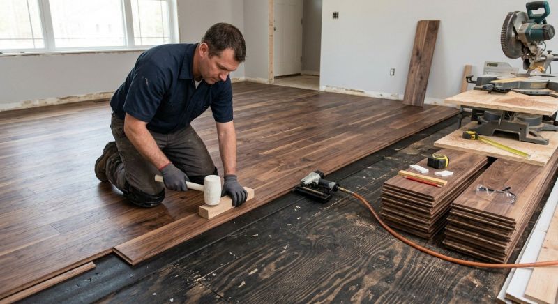 Walnut Flooring Installation in Gilbert, AZ