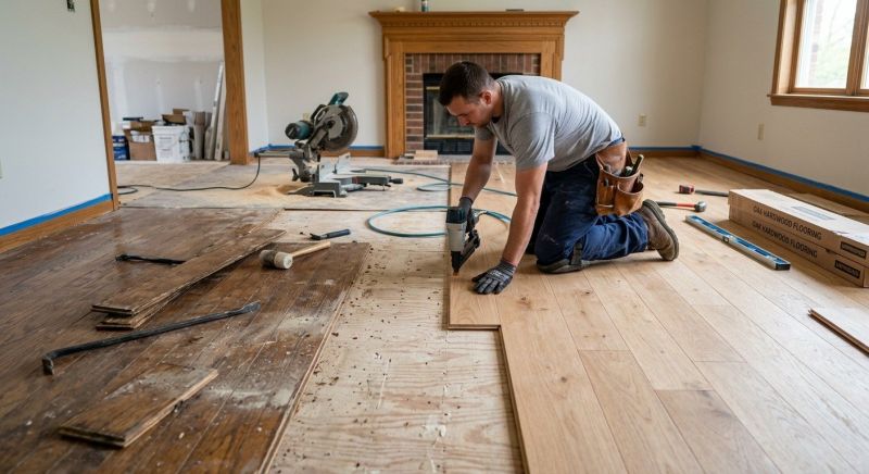 Wood Floor Replacement in Higley, AZ